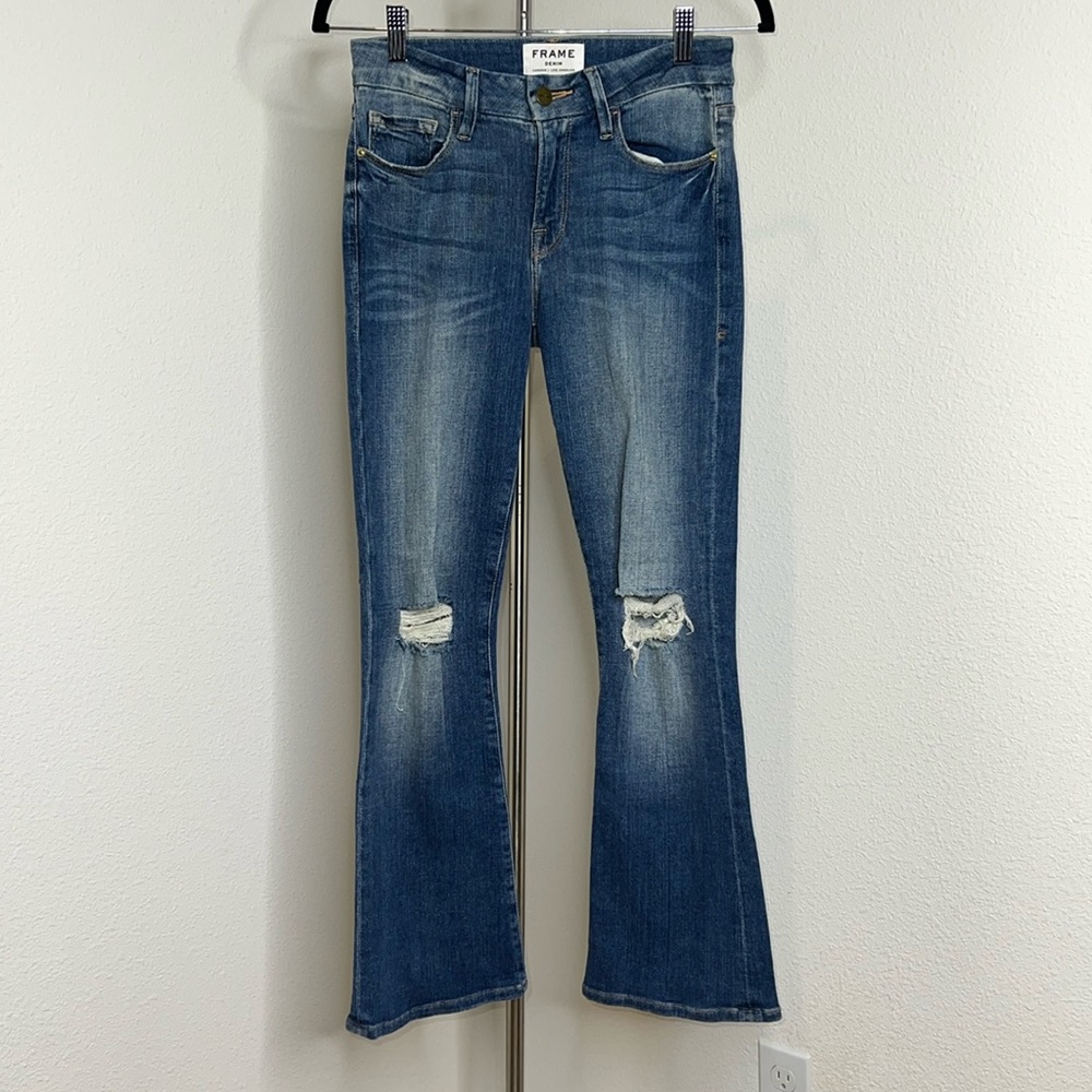 🔹 Frame Denim Le Crop Mini Boot
